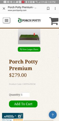 Porch potty outlet premium reviews