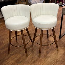 White Counter Height Bar Stools
