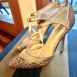 Blue by Betsey Johnson Stela Size 7 Heels