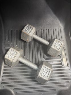 25 pound dumbbell set