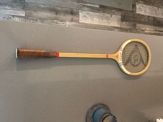 Vintage Dunlap Maxply Fort 27 inch Squash Wooden Racket in very good condition
