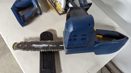 Blue ryobi chainsaw deals