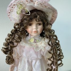 $20 Collectible 16”Porcelain Standing Doll