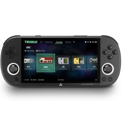 Trimui Smart Pro 4.96 Inch IPS Screen Handheld Game Console Open Source Linux System 64G(Black)