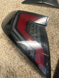 Honda Civic Aftermarket Smoked LED Taillights - (2016-2021 Sedan)