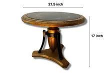 NY: Gold/Black Accent Table