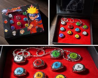 Naruto akatsuki rings