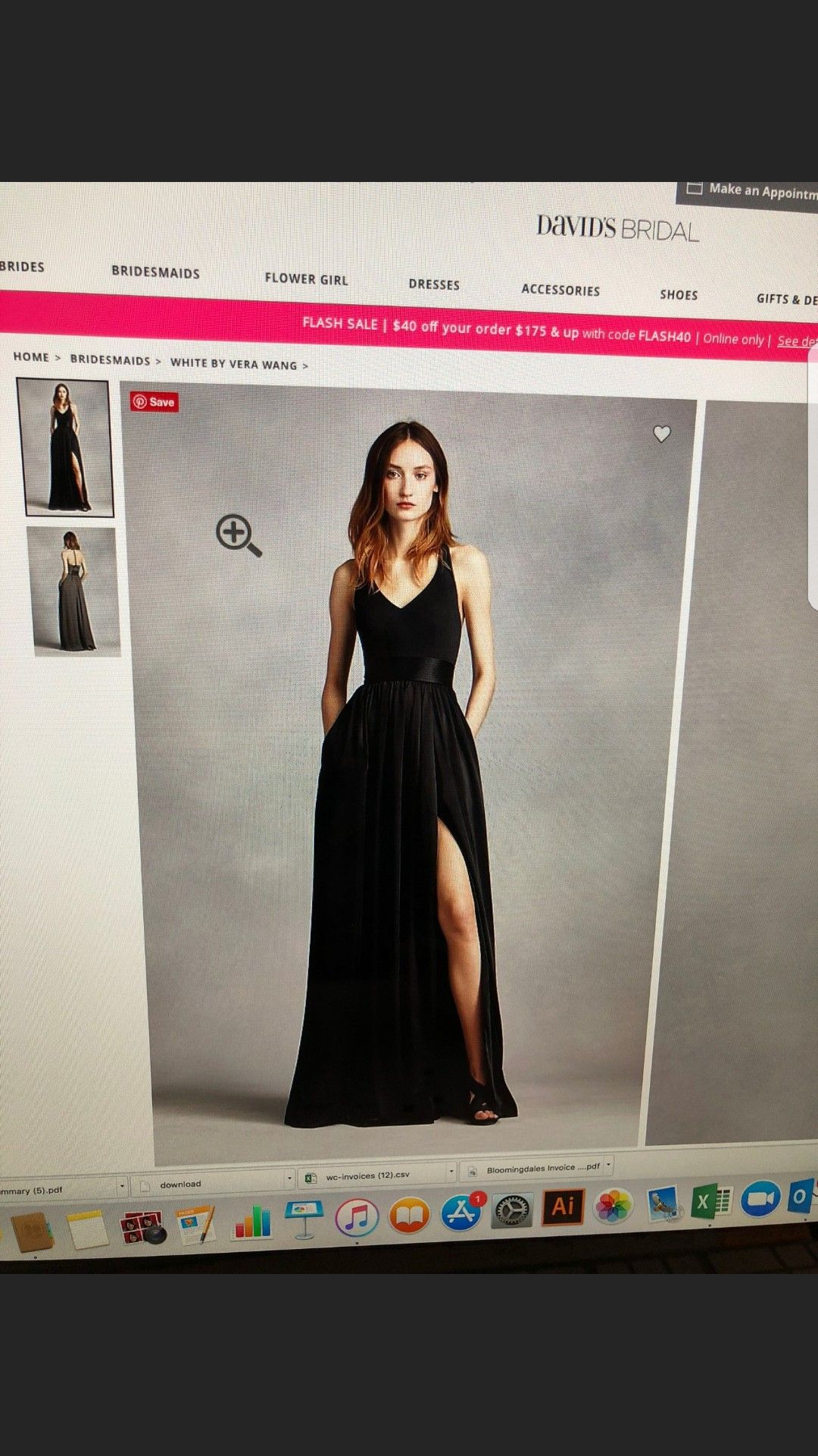 bridesmaid dresses vera wang maids Price Range of Altering / Hemming of Wedding Dress $175