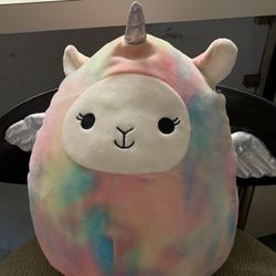 Lucy-May Rainbow Tyedye 12” Llamacorn