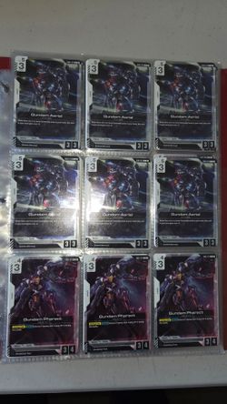 Gundam Card Game Holos Part 2 (Also have  Un/Commons)
