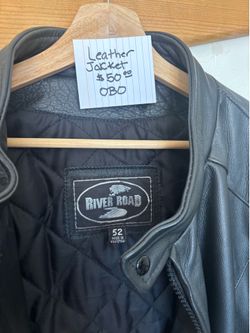 Leather motorcycle jacket Men’s