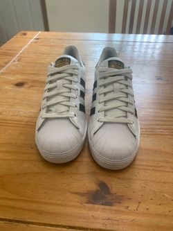Adidas Superstar White/Black - Size 7 Men (Fits Women 8.5) - Like New