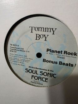 Soul sonic force- planet rock 12in record