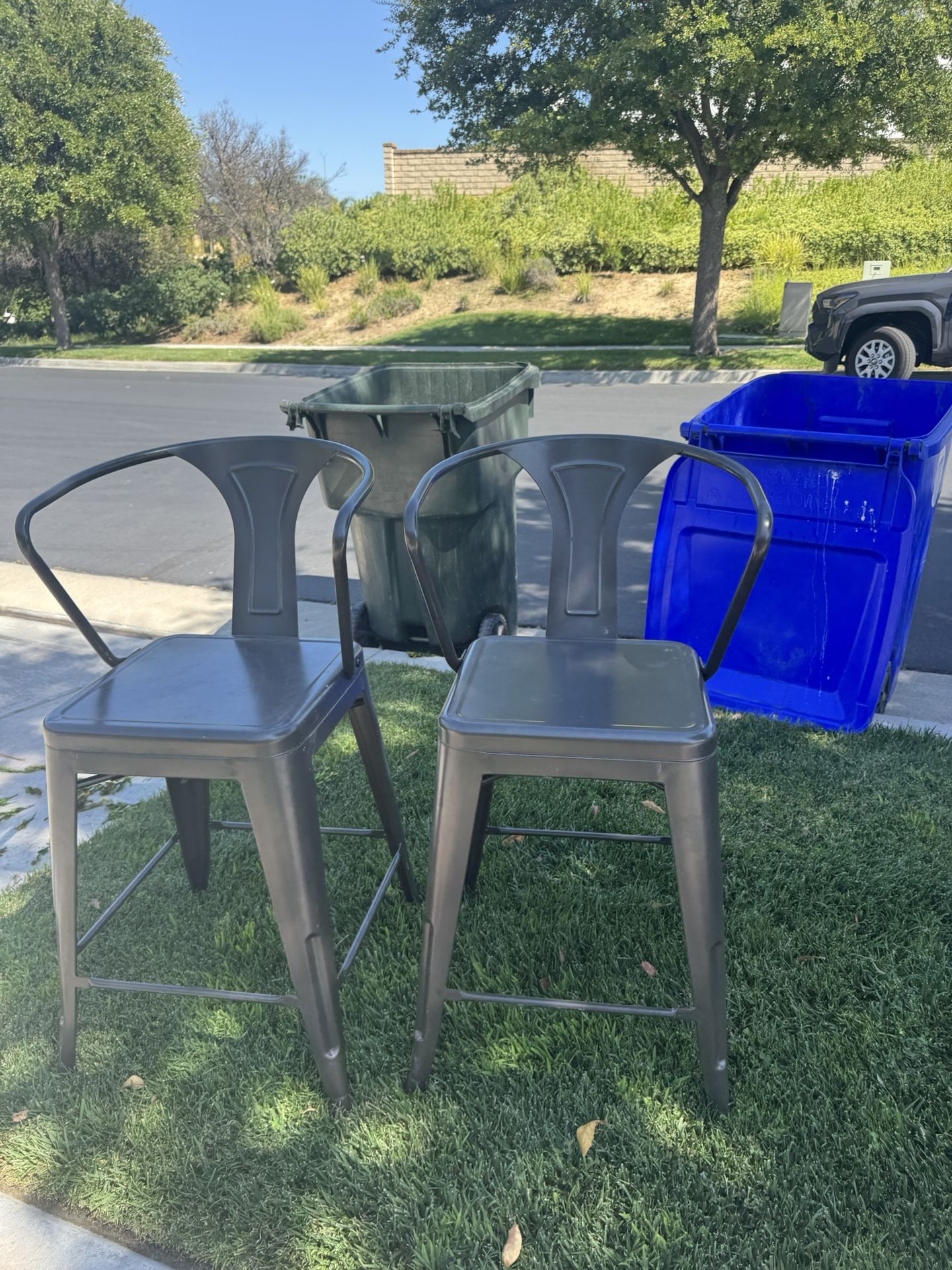 metal stools