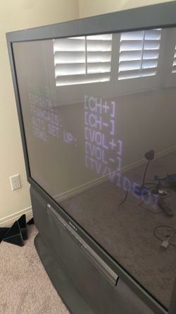 Sony rear projecting TV Legacy