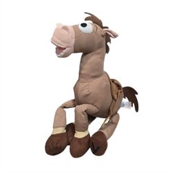 Disney Store Toy Story Bullseye Horse Pony Plush 16" Andy Stuffed Brown Animal