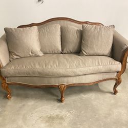 Ethan Allen Evette Settee Sofa