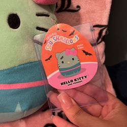 Rare Hello Kitty Halloween, Frankenstein, Squish, Mellow