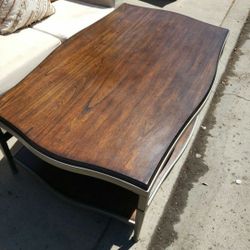 Heavy Wood Coffee Table