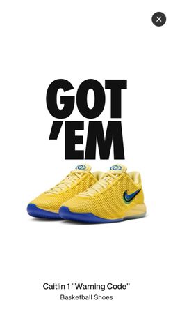 Nike Caitlin 1 Warning Code (Brand New) - Size 8 (Women's)