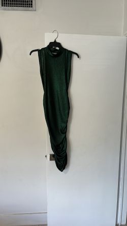 Sparkly Green Holiday Dress