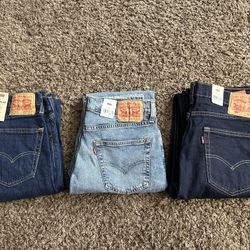 Mens Levi’s 505 & 511 Size 34x36 $30 Each 