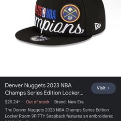 Championship Basketball Hat  $10
