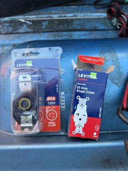 Leviton Electrical Outlets 20amp and extras