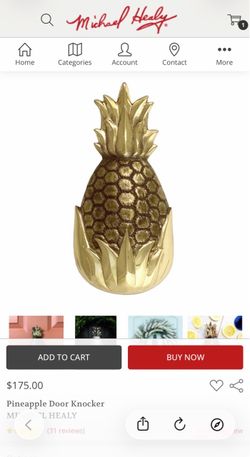 Pineapple Door Knocker