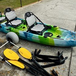 Vanhunks Orca 13’ Tandem Fishing Kayak 