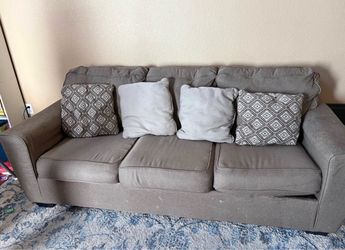 Beautiful grey sofa