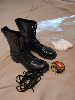 Corcoran military issued Black Leather Military Combat Boots
