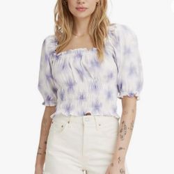 Levi's Women's Tilly Smocked Blouse