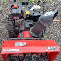 Electric start snowblower