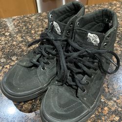Vans All Black Sk8 Hi Size 5 Men 6.5 Women 