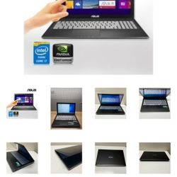 ASUS Q550LF Laptop 15.6" TOUCHSCREEN Intel Core i7-4500U (8GB RAM, 128GB SSD) Windows 10 Laptop NVIDIA GEFORCE GTX 745M - BACKLIT KEYBOARD