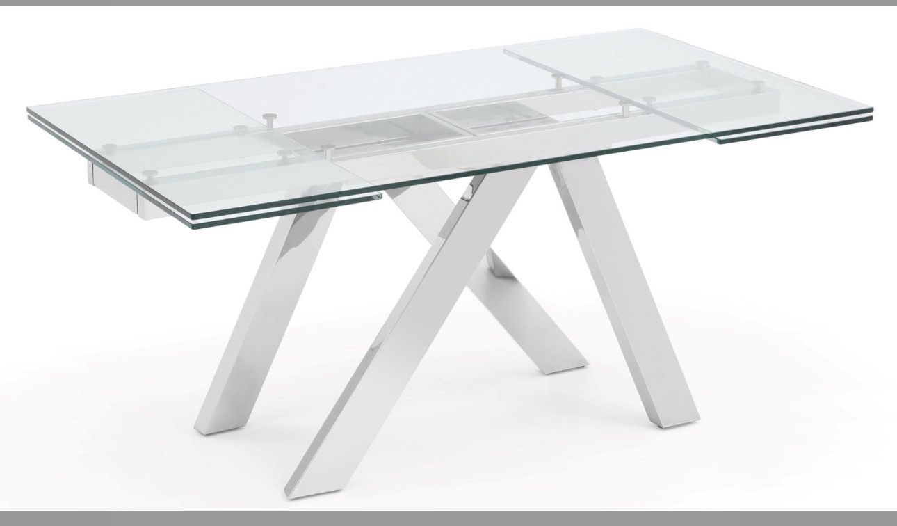 Dining Room Table 63 Inches Glass 