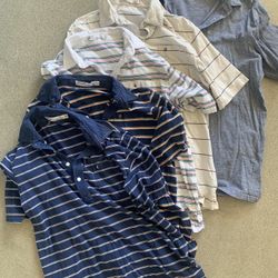 Lot Of 5 Criquet Polo Shirts -M