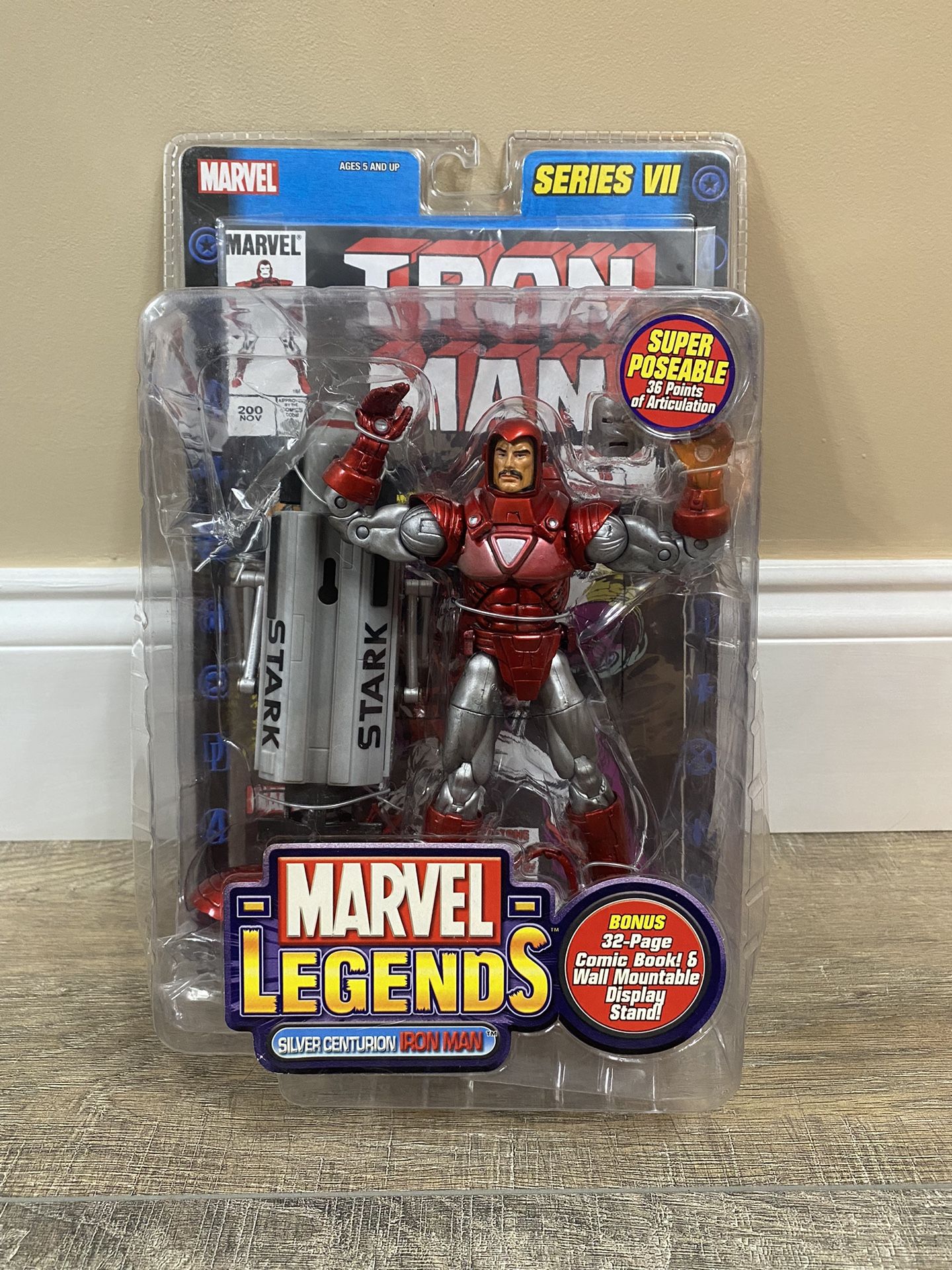 Marvel Legends Series VII Silver Centurion Iron Man