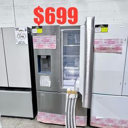 Samsung, LG, Dacor, GE refrigerators, single/double oven, microwave, air purifier, stoves, cooler