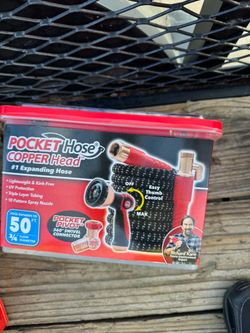 Pocket Hose
3/4 in x 50 ft. Expanding Copper Head Light Duty Hose