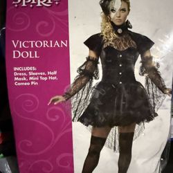 Halloween Costum Victorian Doll