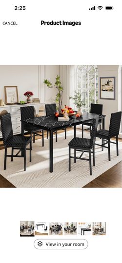 Table and chairs