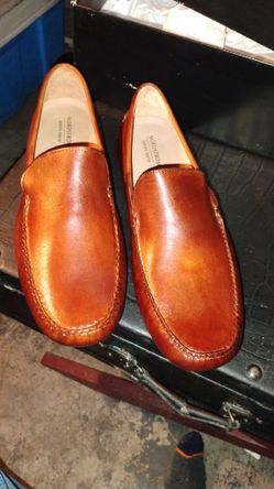 Brand New Nordstrom Mens Leather Slip Ons.