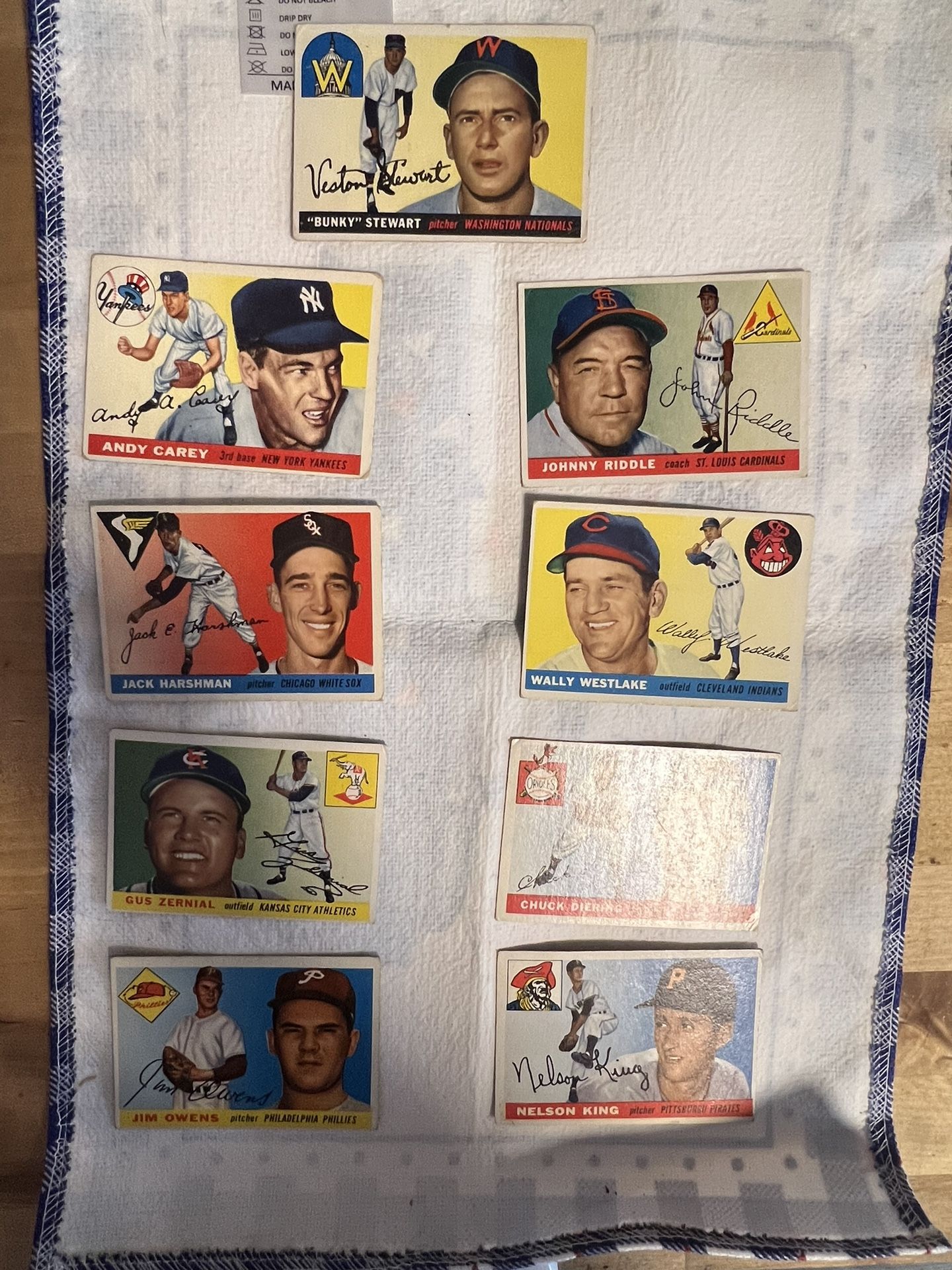 1955 Topps Baseball Cards 