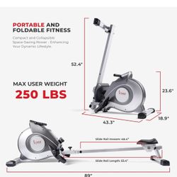 Fitness  Magnetic Rowing  Machine 