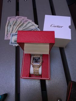 Moissanite Cartier watch