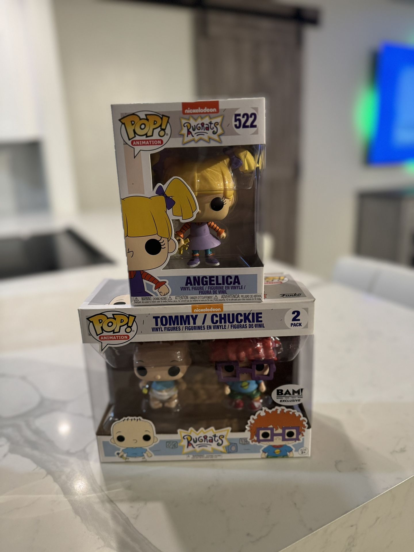 Angelica ,Tommy ,And Chucky Rugrats Funko Pop