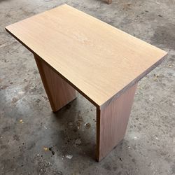 Natural Oak Entry Table // Small Desk