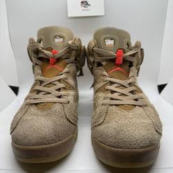Jordan 6 Travis Scott British Khaki Size 10